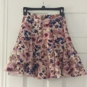 LC Laure Conrad floral skirt